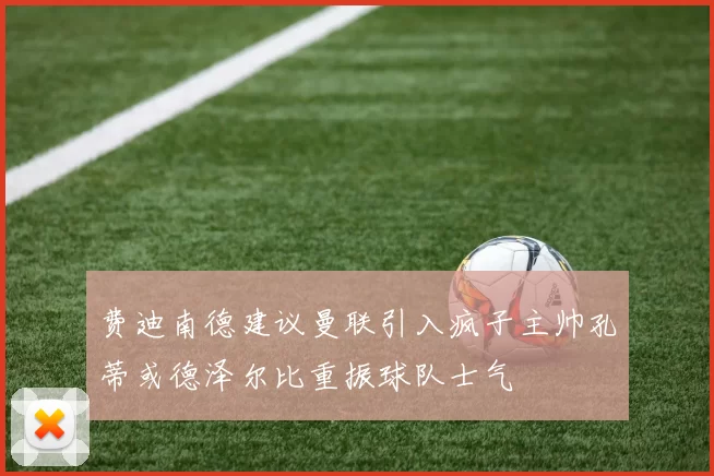 费迪南德建议曼联引入疯子主帅孔蒂或德泽尔比重振球队士气